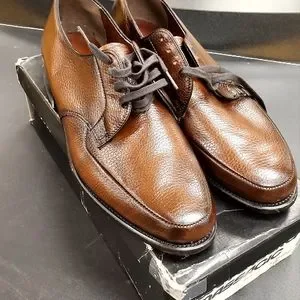 50s〜　Weyenberg Massagic Leather Shoes Vintage Weyenberg Golf Shoes Mens 11 Brown 50s Massagic